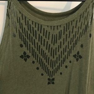American Eagle Olive Green Tank Top